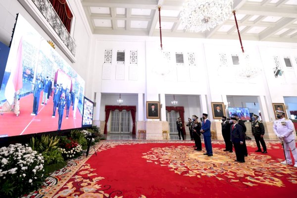 HUT Bhayangkara ke-75, Jokowi Minta Polri Terus Dukung Penanganan Covid-19