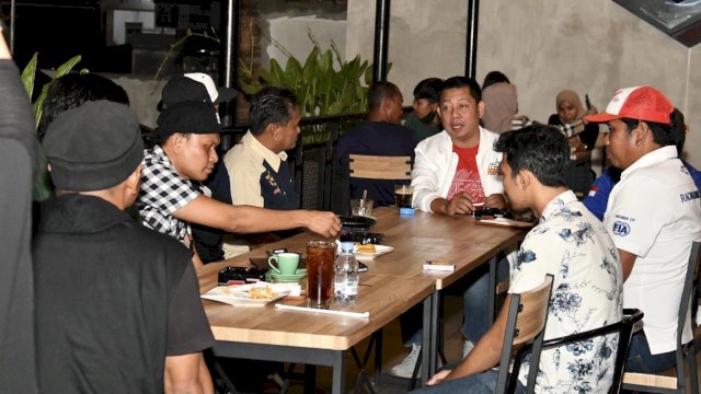 Rusdi Masse (RMS) silaturahmi dengan Ketua Klub IMI Se-Luwu Raya di Kota Palopo. 