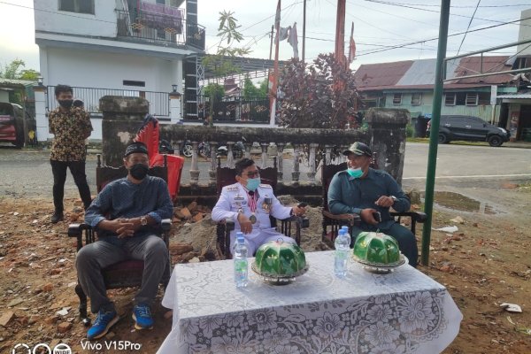 Walikota Palopo Letakan Batu Pertama Pembangunan Masjid Nurul Akbar