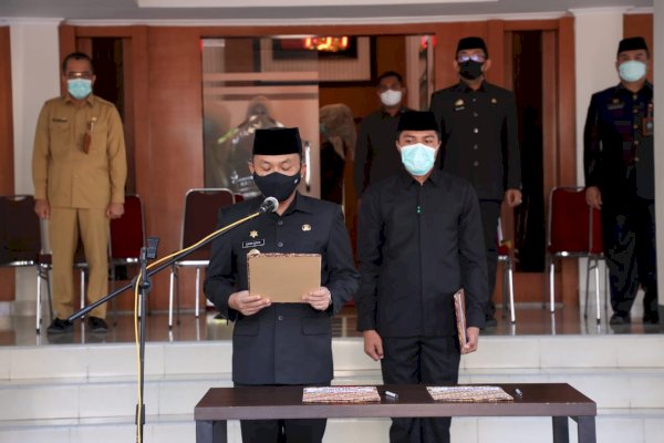 Lantik Pejabat Fungsional, Ilham Azikin Minta ASN Beri Pelayanan yang Humanis