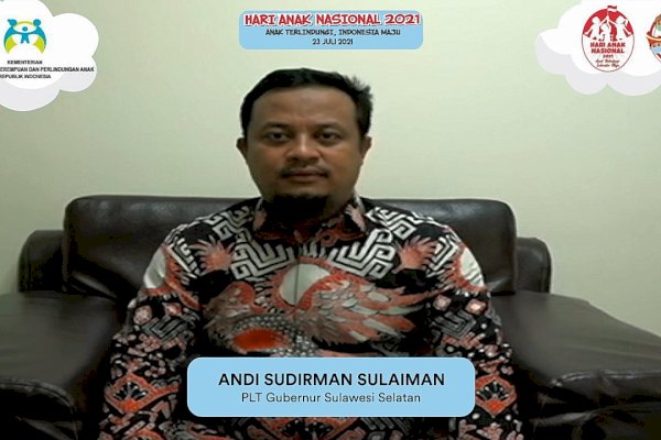 Hadiri HAN 2021 Bersama Jokowi, Berikut Pesan Plt Gubernur Sulsel