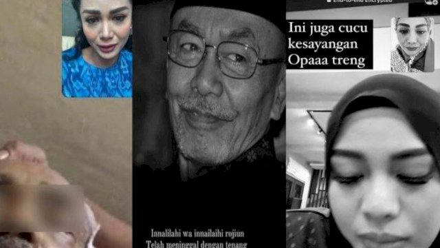 Sambil Menangis, Krisdayanti dan Yuni Shara Iringi Proses Pemakaman Sang Ayah Lewat Video Call