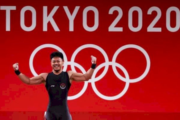 Mantap, Rahmat Erwin Abdullah Lifter Asal Makassar Ukir Rekor di Olimpiade Tokyo 2020