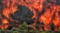 Darurat, Puluhan Desa di Yunani Alami Kebakaran Hutan, Ribuan Warga Mengungsi 