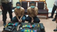 2 Oknum Mahasiswa di Makassar Terjaring Razia, Isi Tasnya Busur, Badik dan Obat Terlarang