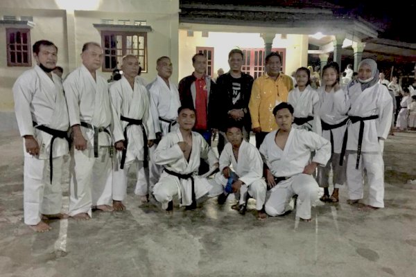 Hebat, Walau Pandemi Covid-19, Sejumlah Karateka Budokai Palu Sulteng Tetap Semangat Ikut Ujian Susulan Kenaikan Sabuk