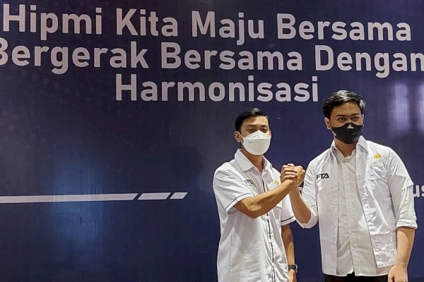 Fadel Taufan dan Nidal Rusdin Sepakat Bergerak Bersama Majukan HIPMI Makassar
