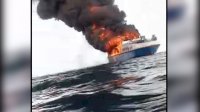 KM Bukit Sumber Poleang Terbakar di Sultra, Alhamdulillah, Semua Penumpang dan ABK Selamat