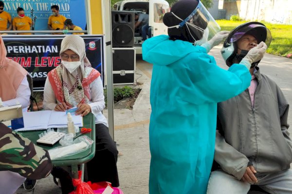 9 Hari Swab On The Road, Pemkot Makassar Periksa 2.089 Orang, 55 Positif Covid-19