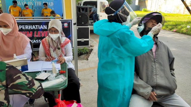 9 Hari Swab On The Road, Pemkot Makassar Periksa 2.089 Orang, 55 Positif Covid-19