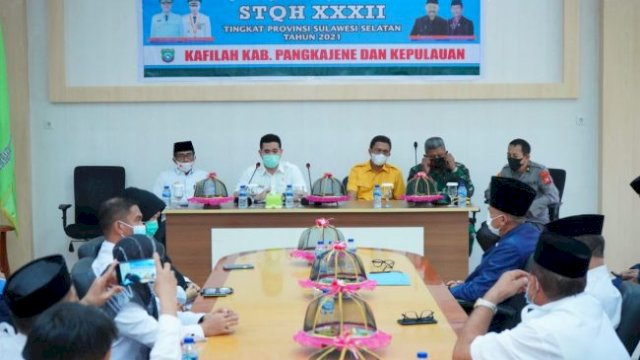 Bupati Pangkep MYL Pimpin Pelepasan Kafilah STQH