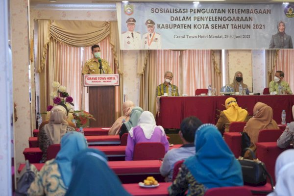 Bupati Pangkep MYL Ikuti Peringatan Harganas ke-28 Secara Virtual