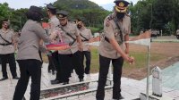 Sambut Hari Bhayangkara ke-75, Kapolres Pangkep Bersama Jajaran Ziarah Taman Makam Pahlawan Manggilu