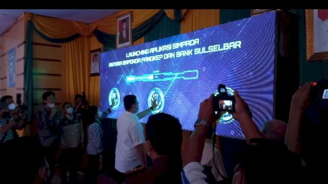 Pemkab Pangkep Launcing Aplikasi Simpada