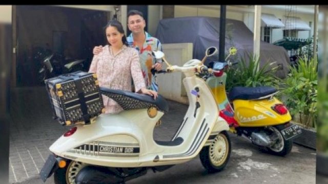 Nagita Slavina Ngidam, Raffi Ahmad Belikan Vespa Christian Dior Seharga Rp 1 Milliar