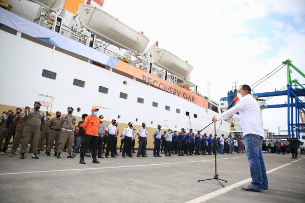 Pemkot Gelar Simulasi Akhir Isolasi Apung di KM Umsini