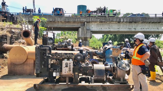 Kondisi Bendung Lekopancing Menurun, Perumda Air Minum Kota Makassar Siapkan 9 Mobil Tangki Gratis Bagi Pelanggan