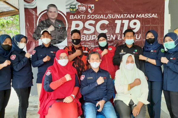 Bakti Kemerdekaan, PSC 119 Luwu Gelar Sunatan Massal dan Pengobatan Gratis