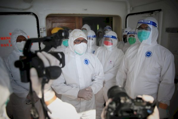 Isolasi Apung Mandiri KM Umsini, Dirjen Hubla Apresiasi Inovasi Wali Kota Danny