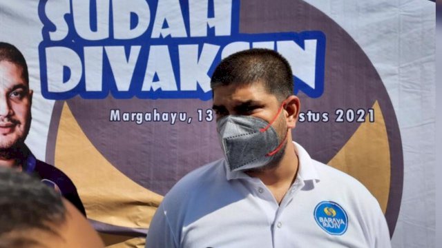 Dewan Pertimbangan DPW Nasdem Jabar, Rajiv, gelar vaksin massal di Kabupaten Bandung