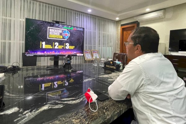 Virtual Bersama Dirjen Otda, Wali Kota Danny Paparkan Konsep Makassar Recover