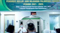 Bupati Yusran Kukuhkan Pengurus Masjid Jami Mujahidin Pangkajene