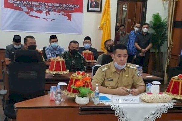 Pasca Libur Idul Fitri,  Bupati Pangkep Hadiri Rapat Kordinasi Bersama Presiden Jokowi