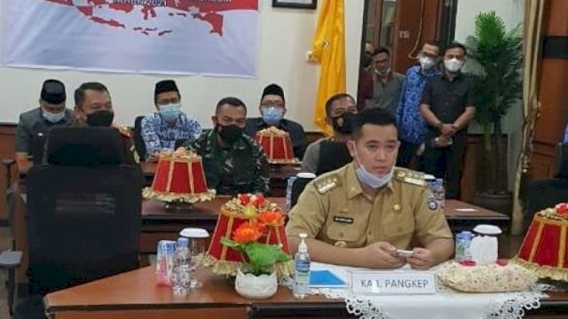 Pasca Libur Idul Fitri,  Bupati Pangkep Hadiri Rapat Kordinasi Bersama Presiden Jokowi