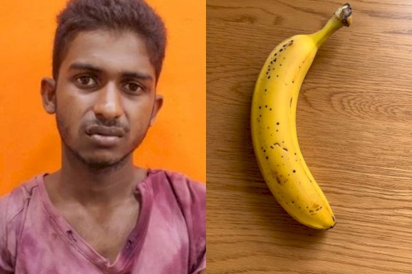 Gara-gara Telan Gelang Emas yang Dicurinya, Pemuda Ini Dipaksa Makan Pisang oleh Polisi