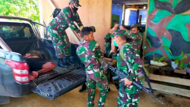 Jenazah 4 Anggota TNI yang Ditembak KKB di Papua Barat Dievakuasi ke Sorong