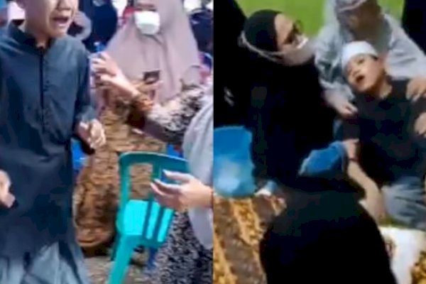 Menangis Sambil Lari, Santri Pulang dari Pesantren Lihat Ayahnya Meninggal