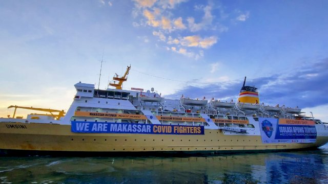 Isolasi Apung di Makassar Resmi Ditutup, KM Umsini Siap Kembali Berlayar