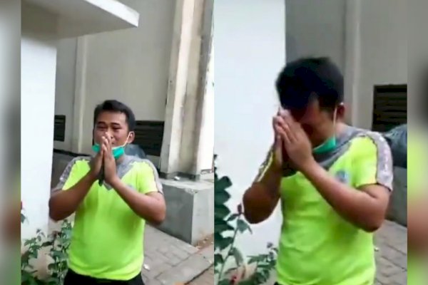 Damai, Satpam yang Tertangkap Basah Intip Istri Orang di Toilet Sudah Dimaafkan Sang Suami 
