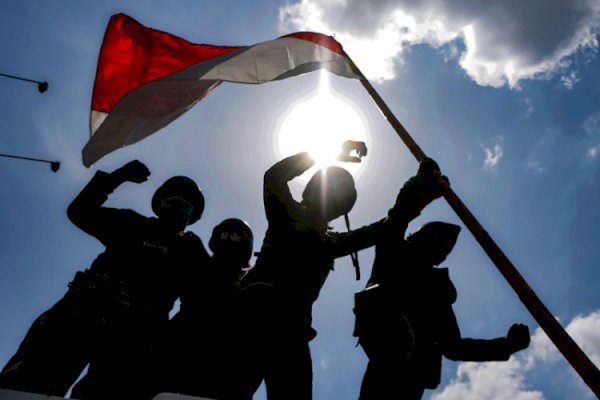 Bupati Bersama Wabup Bantaeng Saksikan Detik Proklamasi Kemerdekaan RI ke-76