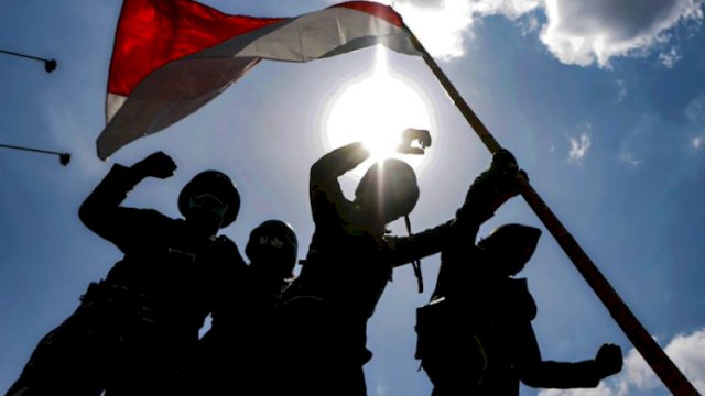 Bupati Bersama Wabup Bantaeng Saksikan Detik Proklamasi Kemerdekaan RI ke-76