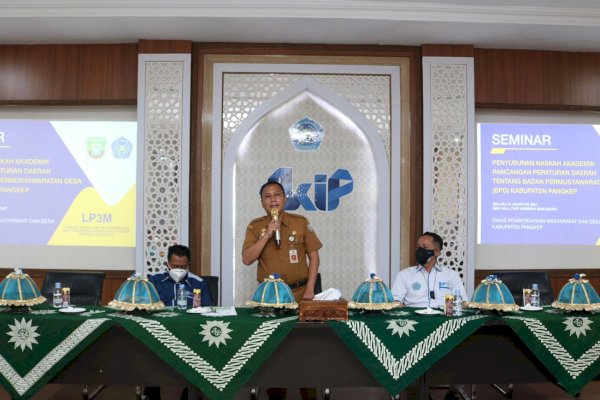 FKIP Unismuh Makassar Dipercaya Rancang Naskah Akademik Dinas PMD Pangkep, Erwin Akib: Langkah Awal Terus Bersinergi