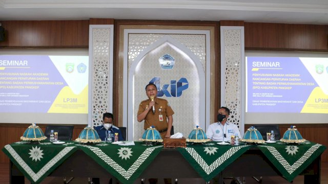 FKIP Unismuh Makassar Dipercaya Rancang Naskah Akademik Dinas PMD Pangkep, Erwin Akib: Langkah Awal Terus Bersinergi