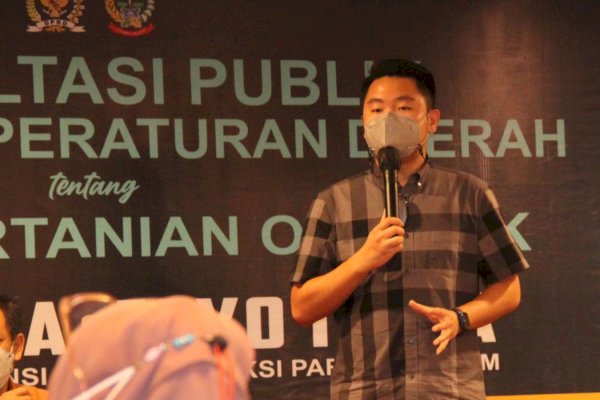 Konsultasikan Ranperda Pertanian Organik, Legislator Andre Tanta Langsung Dudukkan Para Kelompok Tani