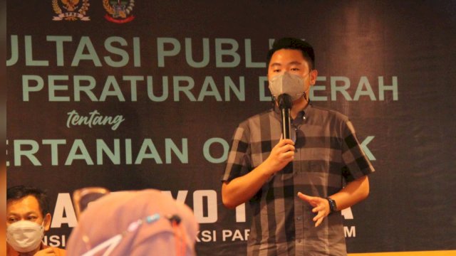 Konsultasikan Ranperda Pertanian Organik, Legislator Andre Tanta Langsung Dudukkan Para Kelompok Tani 