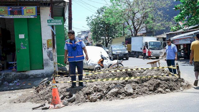 Perumda Air Minum Makassar Lakukan Pembenahan Jaringan Pipa di Titik-titik Ini, Tampung Air karena Suplai Berkurang