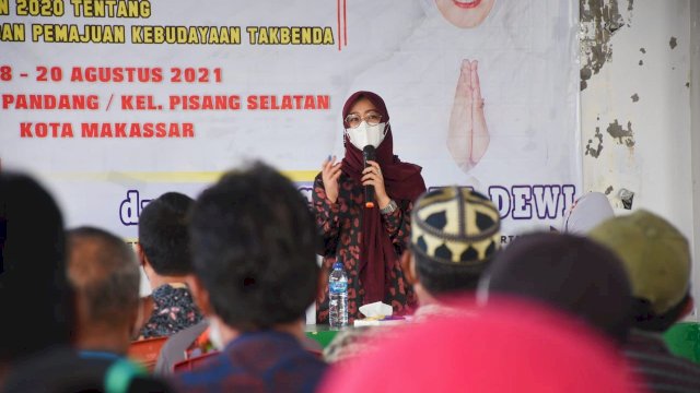 Legislator NasDem Sulsel Cicu Ajak Warga Makassar Lestarikan kebudayaan Tak Benda