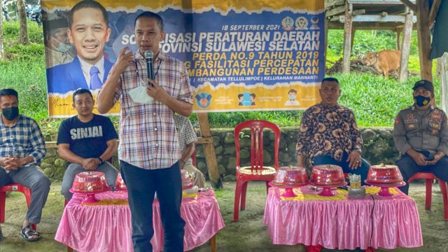 Legislator NasDem Mizar Roem Duduk Bersama Warga Sinjai Bahas Percepatan Pembangunan Desa