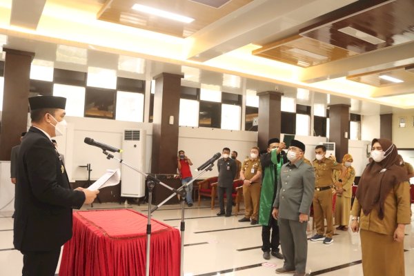 Pelantikan Pejabat di Pemkab Takalar, Pj Sekda: Jangan Anggap Jabatan Itu Warisan