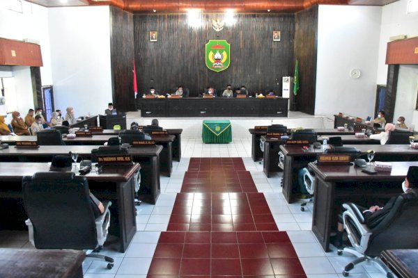 Pesan Walikota Judas Amir saat Hadiri Penyerahan Ranperda APBD-P 2021 Palopo: Harus Bersungguh-sungguh