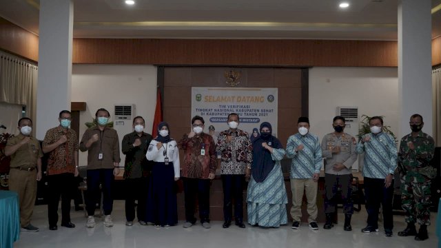 Sambut Tim Verifikasi Kabupaten Sehat, Bupati Luwu Basmin Paparkan Upaya Menuju Wistara