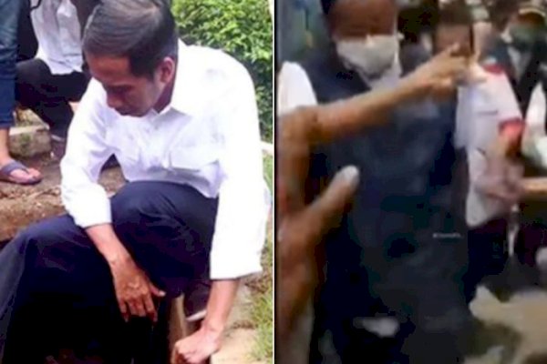 Anies Terperosok ke Got, Abu Janda Bandingkan dengan Jokowi yang Masuk Got Demi Kerja