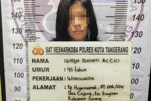 Jadi Pengedar Sabu, Wanita Paruh Baya Ini Ditangkap Polisi