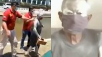 Satpol PP Tangkap Bapak Pensiunan Polri yang Jadi Manusia Silver 