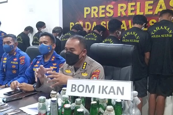 Gunakan Bahan Peledak Bom Ikan, 11 Nelayan Ditangkap Polisi