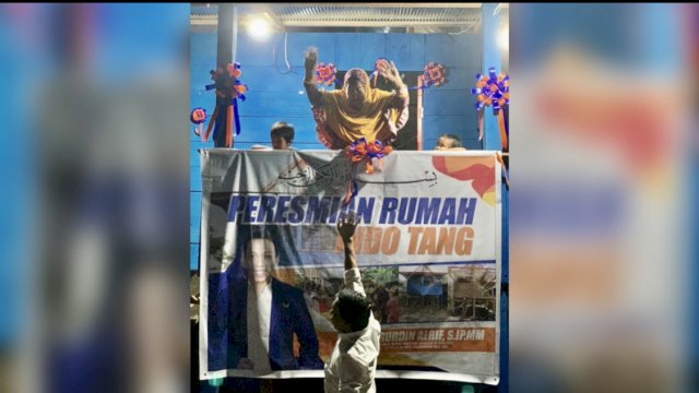 Alhamdulillah, Rumah Indo Tang yang Dibangunkan Syaharuddin Alrif Sudah Ditempati